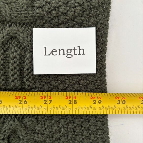 Inis Crafts Womens Merino Wool Cardigan Size L Chunky Cable Knit Sweater Ireland - Picture 7 of 7